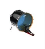 EVANS BD22HB 22" DERİ HYDRAULIC MAVİ KİCK CLEAR YAĞLI ÇİFT KAT thumbnail 1