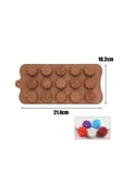 Siliko World Silikon Çikolata Kalıbı 3 Farklı Çiçek thumbnail 5
