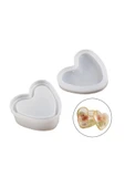 Siliko World Epoksi Kalp Kapaklı Mücevher Takı Kutusu Silikon Kalıbı - 5
