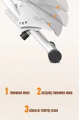 ROBO Katlanabilir Dikey Tırmanma Egzersiz Aleti Yeni Versiyon Beyaz - 5