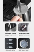 ROBO Süt Köpürtücülü Espresso Latte Cappuccino Americano Kahve Makinesi 1.5 Litre - 6