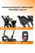 ROBO Katlanabilir Dikey Tırmanma Egzersiz Aleti Yeni Versiyon Siyah - 4