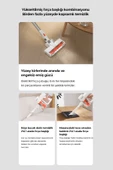 ROBO HIKİNG Serisi Şarjlı Dikey Süpürge Beyaz - 7