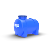 300 Litre Polietilen Yatay Su Deposu - Mavi - 1