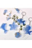 Siliko World Epoksi Silikon Kalıp Deniz Canlıları Anahtarlık Kolye Kalıbı - 5