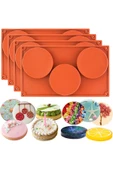 Siliko World Silikon 10cm X 3lü Yuvarlak Tart&kek Epoksi Için Bardak Altı Kalıbı - 2
