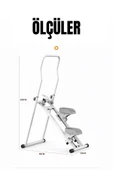 ROBO Katlanabilir Dikey Tırmanma Egzersiz Aleti Yeni Versiyon Beyaz - 6
