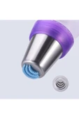 Siliko World Paslanmaz Çelik Krema Sıkma Torbası Ucu , Rus Duyu, 1 Adet+4 Adet Sıkma Torbası - 3