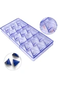 Siliko World Polikarbon Çikolata Kalıbı Piramit 21'li Çikolata Kalıbı - 2
