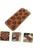Siliko World Silikon Çikolata Kalıbı Bal Kabağı Mum Sabun Kek Buz Epoksi Kalıp - 5
