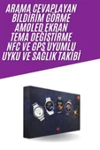 Unısex Yuvarlak Ekranlı 7 Kordonlu Akıllı Saat GPS Destekli Çoklu Kordon Seçeneği thumbnail 1