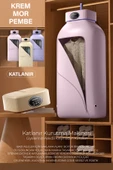 ROBO Katlanır Çamaşır Kurutma Makinesi Pembe - 1