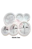 Siliko World Silikon Epoksi Kolye Küpe Kalıbı - 2
