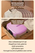 ROBO Katlanır Çamaşır Kurutma Makinesi Pembe - 6