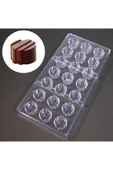 Siliko World Polikarbon Çikolata Kalıbı Yuvarlak Motifli thumbnail 1