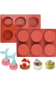 Siliko World Silikon Porsiyonluk Kek & Pasta Kalıbı Mum, Sabun ve Epoksi Yapımında Kullanılabilir thumbnail 5