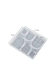 Siliko World Silikon Epoksi Kolye Küpe Anahtarlık Kalıbı - 3