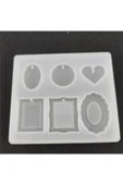 Siliko World Epoksi Kalıbı Kolye Küpe Kalıbı Silikon Kalıp - 5