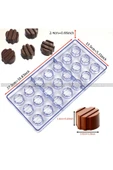 Siliko World Polikarbon Çikolata Kalıbı Yuvarlak Motifli thumbnail 2