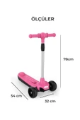 ROBO Elektrikli 3 Tekerlekli Çocuk Scooter Pembe - 6
