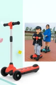 ROBO Elektrikli 3 Tekerlekli Çocuk Scooter Kırmızı - 1