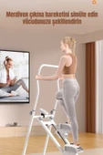ROBO Katlanabilir Dikey Tırmanma Egzersiz Aleti Yeni Versiyon Beyaz - 4