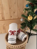 Pamuklu 2'li 40x70 cm Modern & Şık Hediyelik Havlu Seti Baveno thumbnail 9