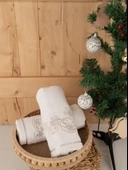 Pamuklu 2'li 40x70 cm Modern & Şık Hediyelik Havlu Seti Baveno thumbnail 3