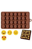PASTRY PLANET Smile Silikon Çikolata Kalıbı Emojiler - 1