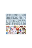 Siliko World Epoksi Reçine Kalıp Delikli Alfabe - 1