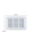 Siliko World Epoksi Silikon Boncuk Detaylı Tabak Kalıbı - 3