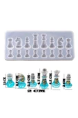 Siliko World Epoksi Reçine Kalıp Santranç Kalıbı - 3
