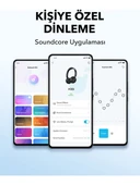 Anker Soundcore H30i Mikrofonlu Kablosuz Kulaküstü Kulaklık - 70 Saat Oynatma Süresi- Soundcore Uygulama Destekli - Multipoint Connection - Siyah (Anker Türkiye Garantili) - 7