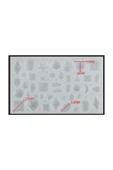 Siliko World Takı Küpe Kolye Yüzük Taş Seti Kalıbı Epoksi Reçine Kalıbı - 3
