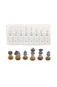 Siliko World Epoksi Reçine Kalıp Santranç Kalıbı - 5