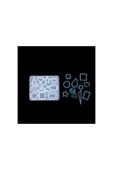 Siliko World Silikon Epoksi Çoklu Kolye Küpe Bileklik Takı Kalıbı - 4