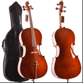 Çello (Viyolonsel) Dominguez 3/4 Gül Aksamlı Parlak DCR34CRP1 - 1