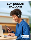 Anker Soundcore H30i Mikrofonlu Kablosuz Kulaküstü Kulaklık - 70 Saat Oynatma Süresi- Soundcore Uygulama Destekli - Multipoint Connection - Siyah (Anker Türkiye Garantili) - 5
