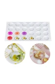 Siliko World Silikon Epoksi Çoklu Daire Anahtarlık Kolye Mum Ve Mühür Kalıbı - 1