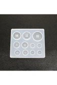 Siliko World Silikon Epoksi Kalıbı Düğme Kalıbı - 3