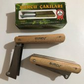 Çift Ağızlı Ceviz İçin Burcu Aşı Bıçağı Çakısı - 4