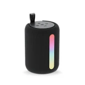 Polosmart PBS228 Işıklı Taşınabilir Kablosuz Bluetooth Speaker Hoparlör 1200 mAh Siyah - 1