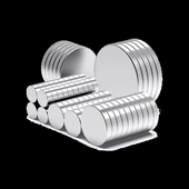 5 Adet 10x2mm Yuvarlak Neodyum Mıknatıs Güçlü Magnet Nikel Kaplamalı - 4