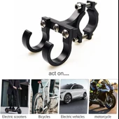 Sarissa 2147 Bisiklet Elektrikli Motosiklet Ve Scooter Alüminyum Gidona Takılan Taşıma Kancası thumbnail 6