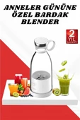 Anneler Gününe Özel Hediye Bardak Blender Paslanmaz Çelik Bıçaklı - 2