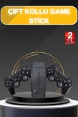 Game Stick El Atarisi 2.4g Kablosuz Çift Kol Oyunlar 4k Game Stick 3500 Oyunlu Atari Uyumlu - 2