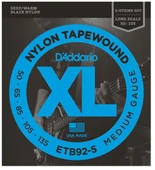 DADDARIO ETB92 BASS GİTAR TEL SETİ, 5 TELLİ, 50-105, XL NYLON TAPEWOUND, MEDIUM thumbnail 1