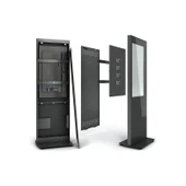 Cletech C01 55" Digital Signage Totem + iiYama LH5560UHS-B1AG Signage Monitör - 4