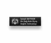 Yaka İsimliği - Hava Kuvvetleri Arkası Mıknatıslı isimlik - Sağlık Personeli İsimliği thumbnail 1