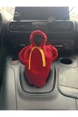 DesingONB Oto Vites Kapşonu Araç Vites Kıyafeti Poları Kırmızı Tüm Araçlara Uyumlu thumbnail 1